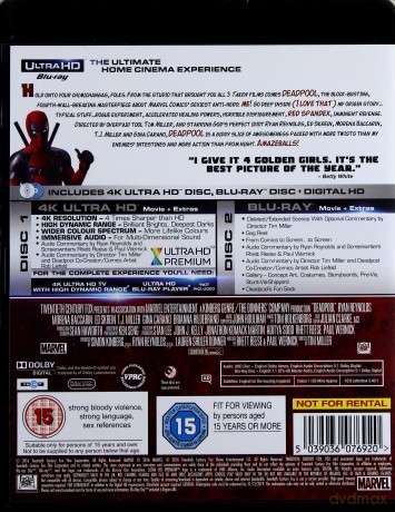 Deadpool [Blu-Ray 4K]+[Blu-Ray]