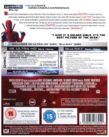 Deadpool [Blu-Ray 4K]+[Blu-Ray]