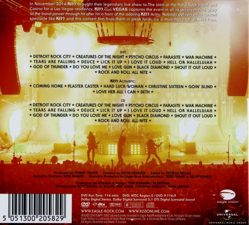 Kiss: Kiss Rocks Vegas [DVD]+[CD]