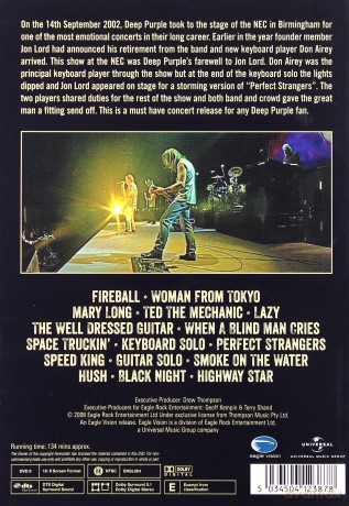 Deep Purple: Live At The Nec [DVD]