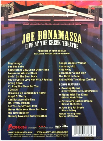 Joe Bonamassa: Live At The Greek Theatre [2DVD]