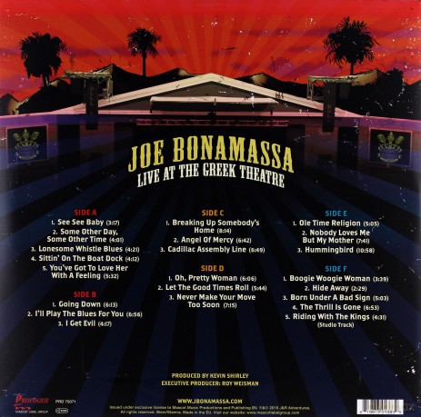 Joe Bonamassa: Live At The Greek Theatre [3xWinyl]