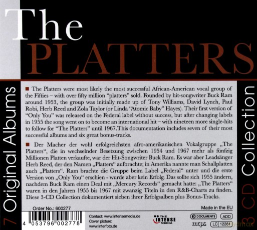 The Platters: The Platters - 7 Original Albums [3CD]