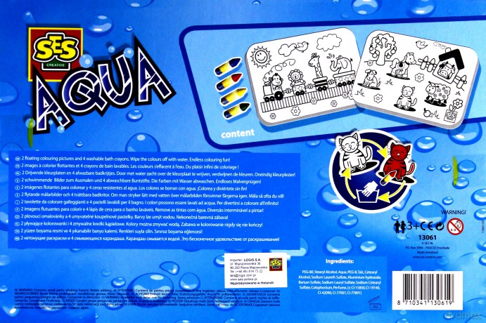 Aqua - Piankowe malowanki w kąpieli