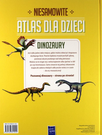 Atlas dla dzieci. Niesamowite dinozaury [KSIĄŻKA]