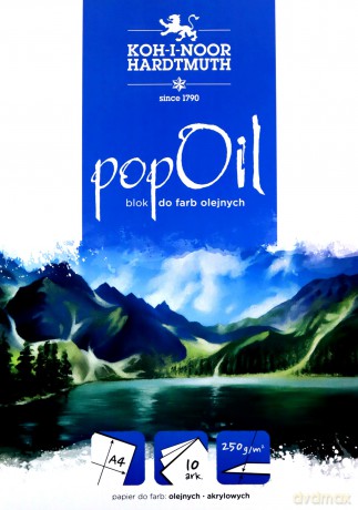 Blok Pop Oil A4/10 arkuszy 250 g