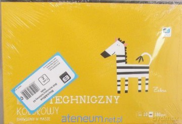 Blok techniczny kolor A4/10K barwiony w m B&B (5 szt)