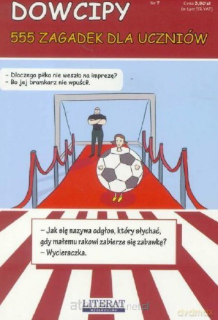 Dowcipy. 555 zagadek dla uczniów [KSIĄŻKA]