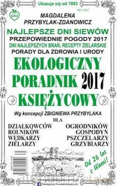 Ekologiczny Poradnik Księżycowy 2017 - Magdalena Przybylak Zdanowicz [KSIĄŻKA]