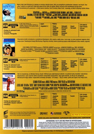 Komedia: Lepiej być nie może / Dzień Świstaka / Tootsie [BOX] [3DVD]