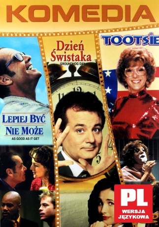 Komedia: Lepiej być nie może / Dzień Świstaka / Tootsie [BOX] [3DVD]