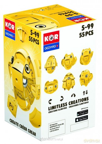 Geomag KOR pantone żółty [KLOCKI]