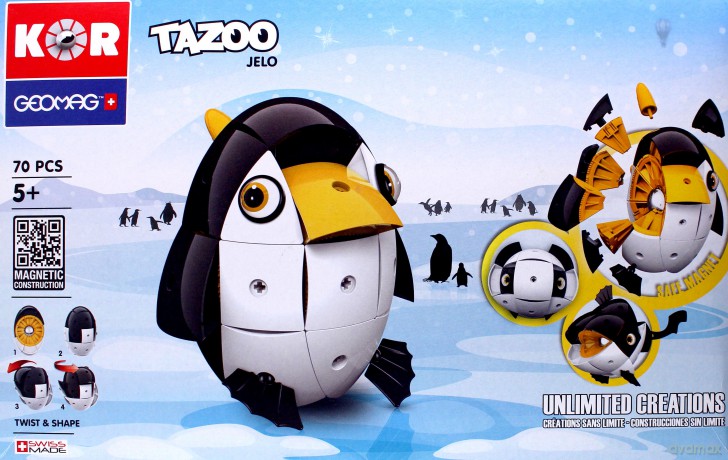 Geomag Tazoo Jelo 70 el. [KLOCKI]