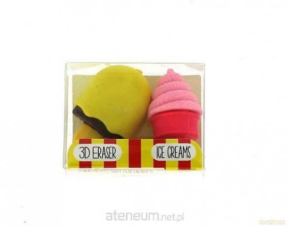Gumki do mazania - mały zestaw lody