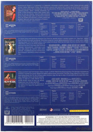 Musical: De-Lovely / Moulin Rouge / New York New York BOX  [3DVD]