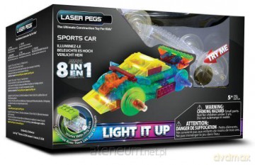 Klocki laser pegs 8 w 1 Sports car [KLOCKI]
