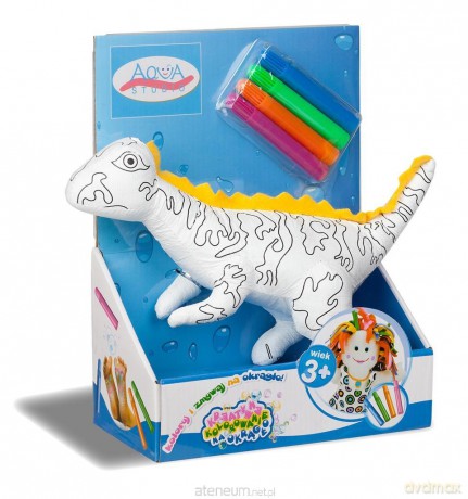 Koloruj na okrągło - Średni Dinozaur