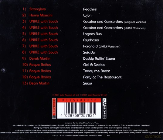 Sexy Beast soundtrack [CD]
