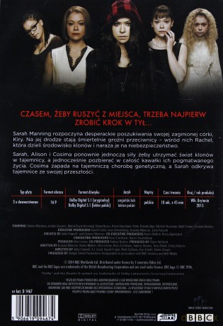 Orphan Black sezon 2 [3DVD] 