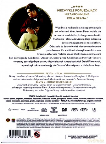 Buntownik bez powodu (Ikony Kina) [2DVD]