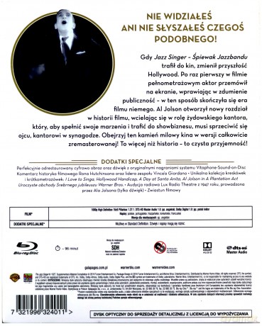 Jazz Singer - Śpiewak jazz bandu (Ikony kina) [Blu-Ray]