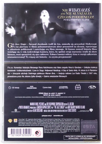 Jazz Singer - Śpiewak jazz bandu (Ikony kina) [DVD]