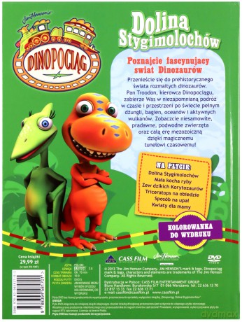Dinopociąg - Dolina Stygimolochów (booklet) [DVD]