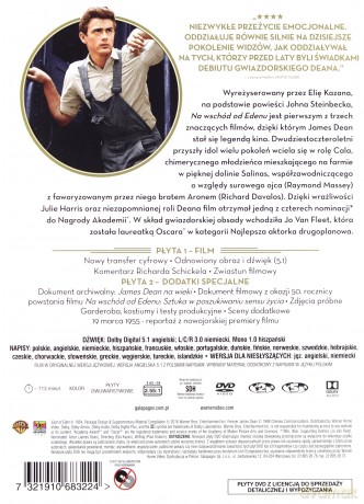 Na wschód od Edenu (Ikony Kina) [2DVD]