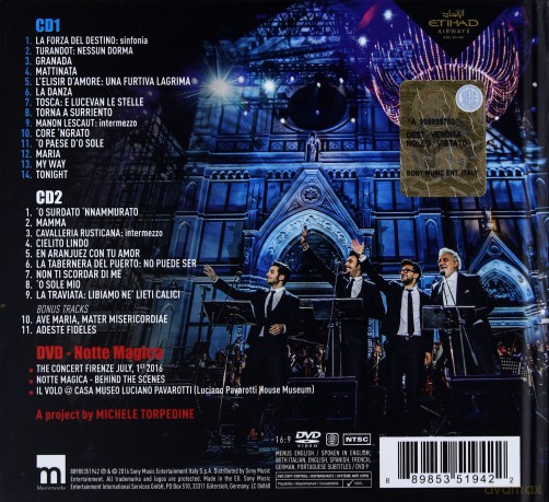 Il Volo: Notte Magica - A Tribute to The Three Tenors [2CD]+[DVD]