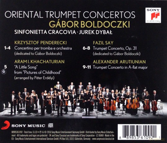 Gabor Boldoczki: Oriental Trumpet Concertos [CD]