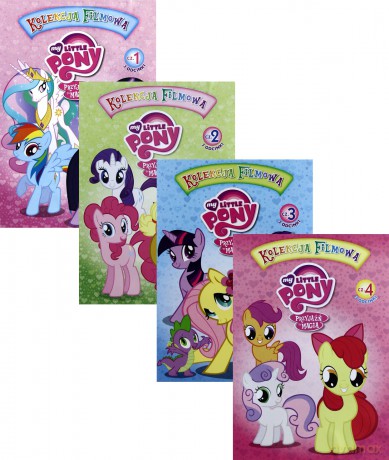 My Little Pony Przyjaźń to magia (Kolekcja Filmowa) cz. 1-4 Pakiet [4DVD]