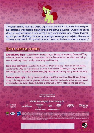 My Little Pony Przyjaźń to magia (Kolekcja Filmowa) cz. 1-4 Pakiet [4DVD]