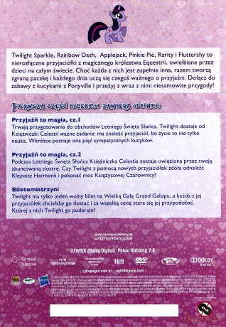 My Little Pony Przyjaźń to magia (Kolekcja Filmowa) cz. 1-4 Pakiet [4DVD]