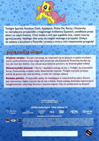 My Little Pony Przyjaźń to magia (Kolekcja Filmowa) cz. 1-4 Pakiet [4DVD]