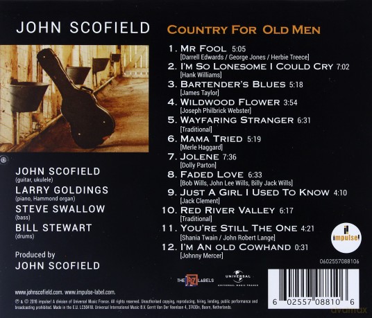 John Scofield: Country For Old Man [CD]