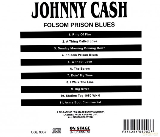 Johnny Cash: Folsom Prison Blues [CD]