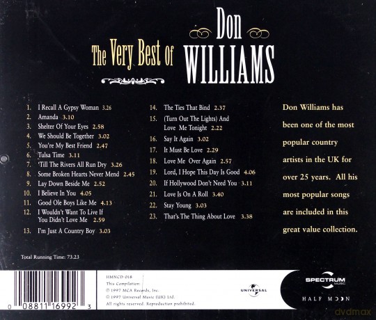 Don Williams: The Very Best Of [CD]