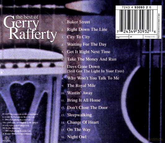 The Best Of Gerry Rafferty [CD]