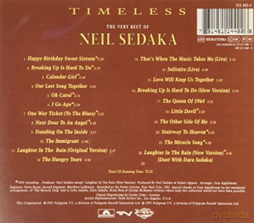 Neil Sedaka: Timeless: The Very Best Of [CD]