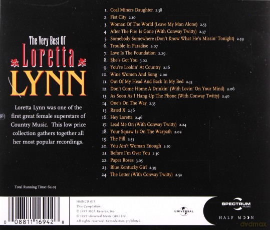 Loretta Lynn: The Very Best Of Loretta Lynn [CD]