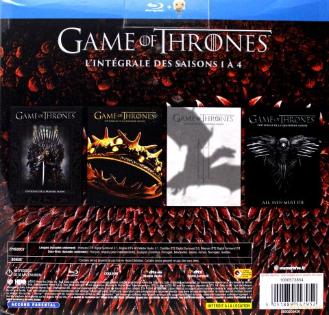 Gra o Tron Sezon 1-4 [BOX] [19xBlu-Ray]