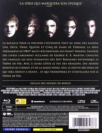 Gra o Tron Sezon 1-5 [BOX] [23Blu-Ray]