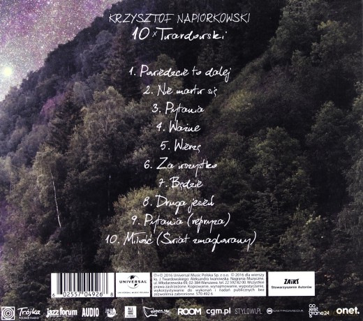 Krzysztof Napiórkowski: 10 X Twardowski [CD]