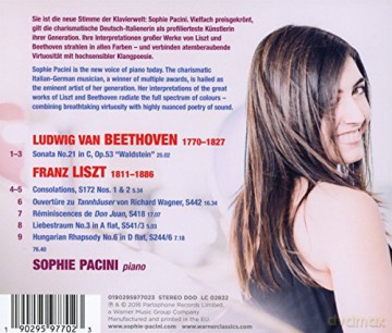 Sophie Pacini: Chopin, Liszt: Solo Piano [CD]