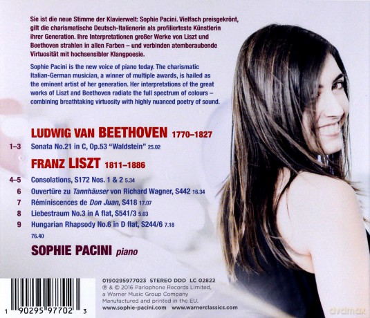 Sophie Pacini: Chopin, Liszt: Solo Piano [CD]