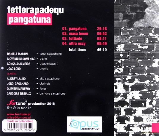 Tetterapadequ: Pangatuna [CD]