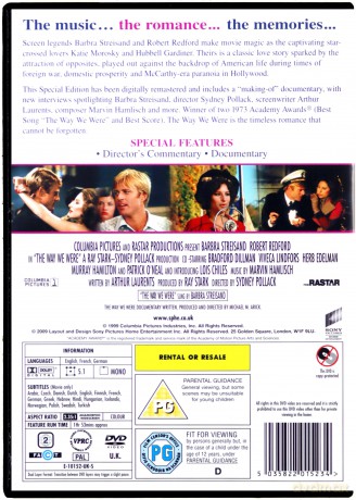 Tacy Byliśmy (The Way We Were) [DVD]