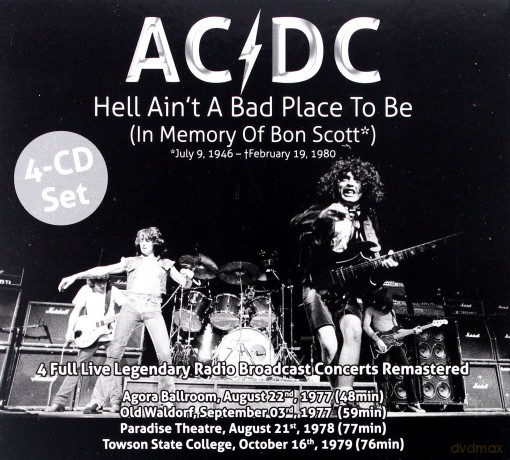AC/DC: Hell Ain't A Bad Place To Be In Memory Of Bon Scott [4CD]