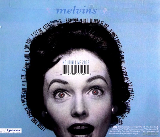 The Melvins: Houdini Live 2005: A Live History Of Gluttony And Lust [CD]