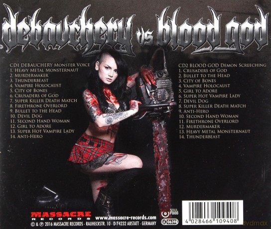 Debauchery vs Blood God: Thunderbeast [2CD]